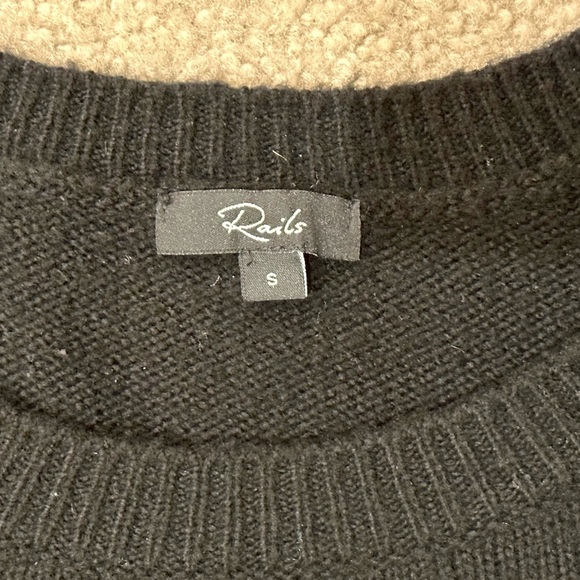 Rails Black sweater with Stars - size small - Picture 3 of 4
